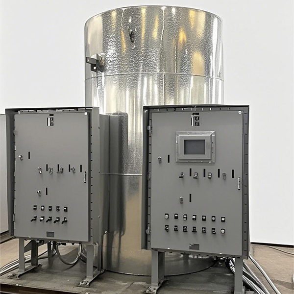 Взрывозащищенный электрический отопительный котел с фазовым переходом на раме