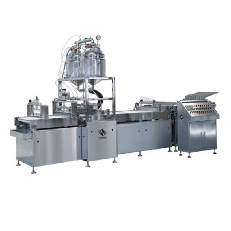 Шоколадный пирог Линия по производству сэндвичей с зефиром-4