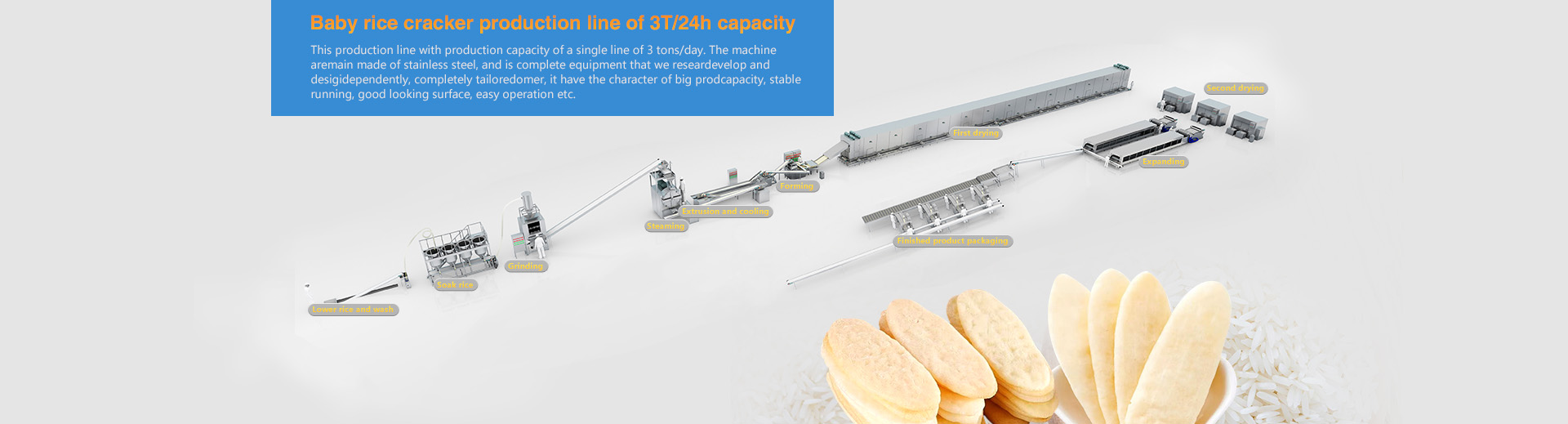 Baby rice cracker 3T