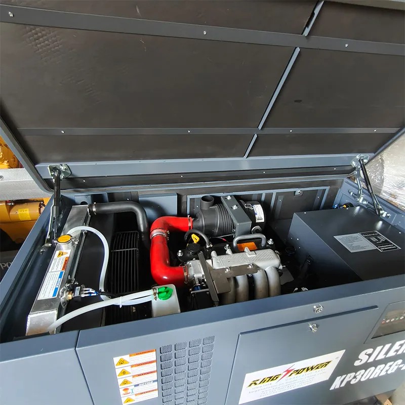 30 kW сверхтихий генератор на LPG