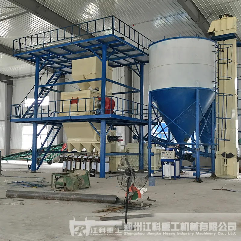 Линия по производству затирочных растворов